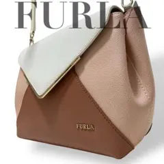 【美品】FURLA フルラ　ケリス　牛皮 美品】FURLA フルラ ケリス 牛皮（FURLA（トートバッグ）の