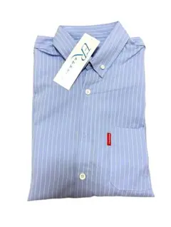 メンズ　ワイシャツ　ビジネス　長袖　 ストライプ　XL