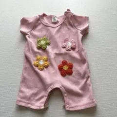 SHEIN 花柄ロンパース 1-3M