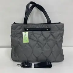 キルティングトートバッグ 2way gray