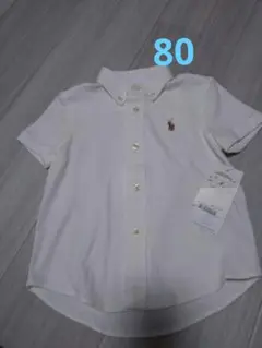 半袖　白シャツ　Ralph Lauren