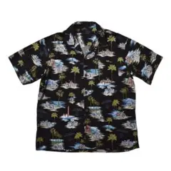 ハーレーダビッドソン 半袖 オープンカラー シャツ アロハ XL