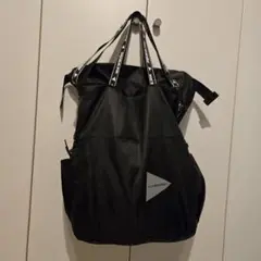 新品未使用 and wander アンドワンダー sil tote bag