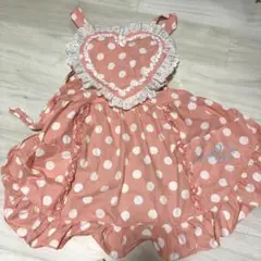 ハート フリル エプロン