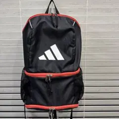 アディダス adidas ボール用デイパック 24L ADP40BKB　黒×赤