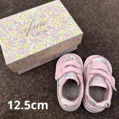 【匿名配送】イフミー　ベビーシューズ　12.5cm ピンク　花柄　ifme