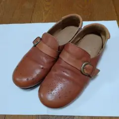 あしながおじさん　レディースローファー ブラウン 23cm