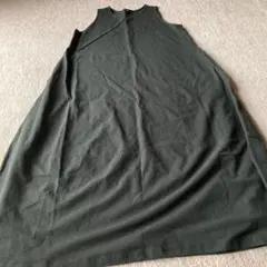 UNIQLO ノースリーブカットソーワンピース Lサイズ ブラック