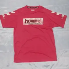 hummel ピンク シャツ　Oサイズ