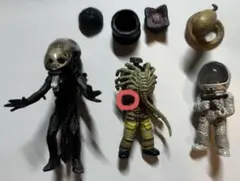 エイリアン　ガチャガチャ　フィギュアセット