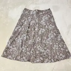 ローラアシュレイ　大きいサイズ11 L 花柄　コットンスカート