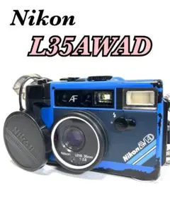 動作OK ニコン 防水 ピカイチカリブ NIKON L35 AW フィルムカメラ ニコン ピカイチ カリブ L35AWAF/L35AWAD QUARTZ DATE フィルム