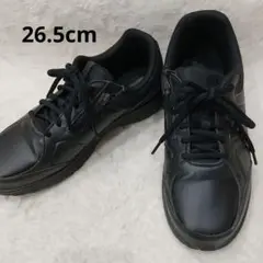 美品★ニューバランス ウォーキングシュー　26.5　サイドジップ 4E ブラック