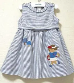 レア 希少 美品 familiar ファミリア レトロ ワンピース 100