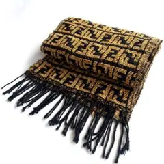 FENDI フェンディマフラー ズッカ柄ストール イタリア製