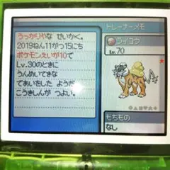 ポケットモンスター ハートゴールド DS ソフト 配信ポケモン5匹【美品▪良品】