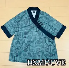 【DXMOUVE】臓器看板柄カシュクールチャイナトップス/DX0049 男女兼用