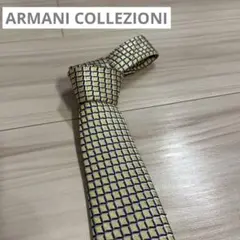 ARMANI COLLEZIONI チェック柄ネクタイ