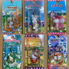 【まとめ売り】ご当地キティ　ファスナーマスコット　6種類セット　ハローキティ