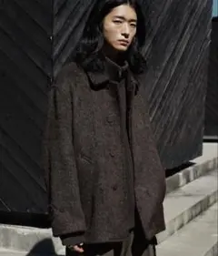 SHAGGY SHORT SOUTIEN COLLAR BLOUSON