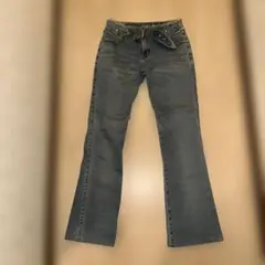 フレアパンツ ストーン 海外ガール y2k