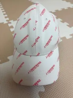 美品! ジェイリンドバーグ ロゴキャップ ホワイト