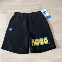 NCAA 黒 ハーフパンツ 130サイズ　新品