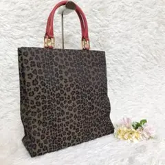 ✨美品✨フェンディ ショルダーバッグ レオパード FF金具 ゴールド金具