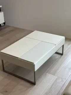 取付無料！ボーコンセプト シーバ 収納付き北欧風ホワイト小さめコーヒーテーブル✨ Chiva コーヒーテーブル （収納スペース付き） | ボーコンセプト
