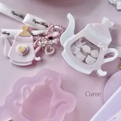 シリコンモールド　ティーポット　レジン　シャカシャカ　シェイカーモールド