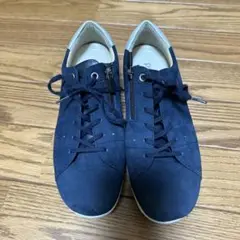 Pedala ネイビー スエード スニーカー