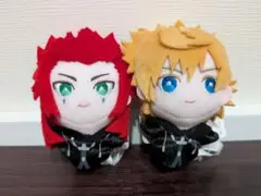 【新品ナムコ限定】キングダムハーツ　マスコット　ぬいぐるみ　アクセル　ロクサス