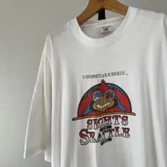 90s USA製　LOUISVILLE大学　カレッジTシャツ　シングルステッチ