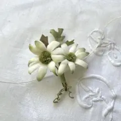 3010 布花 フランネルフラワー コサージュ