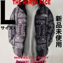 ノースフェイス ノベルティーローフィダウンジャケット ペイズリー バンダナ柄 L