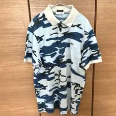 LACOSTE ×ユナイテッドアローズ別注　迷彩柄ポロシャツ サイズ4