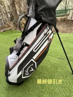 未使用 NIKE キャディバッグ ゴルフ ナイキ ゴルフバッグ シルバーオレンジ NIKE - ゴルフ キャディバッグ ナイキ シルバー×オレンジの通販