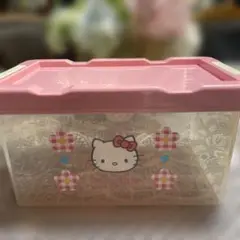 激レア★当時物★ハローキティ　収納ボックス　コンテナBOX サンリオ　平成レトロ