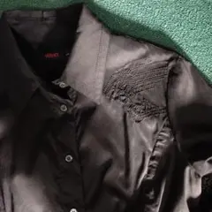 ()美品()ヴェルサーチ★黒シャツ◼️Lサイズ