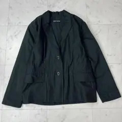 希少 イッセイミヤケ トリプルレイヤード ジャケット 緑の入った黒 サイズ2