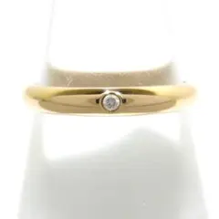 カルティエ リング 50美品 1Pダイヤ