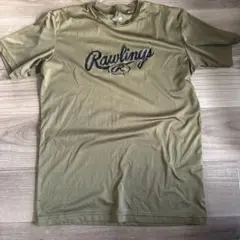 Rawlings カーキ 半袖Tシャツ