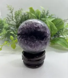 ❤️人気あり　⭐️アメジスト♡笑口♡台座つき⭐️置物