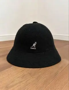 KANGOL ブラック バケットハット　XL