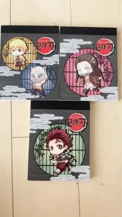 キャラクターイラスト メモ帳3枚セット