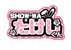 お値下げしました★SHOW-WA 向山毅 たけちゃん 非売品うちわ ✨レア✨ SHOW-WA show-wa うちわ 向山毅 たけちゃん - メルカリ