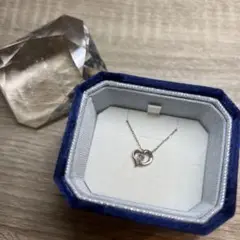 4℃ シルバー ハート ネックレス