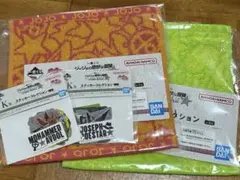一番くじ ジョジョの奇妙な冒険 J賞 タオル K賞 ステッカー セット