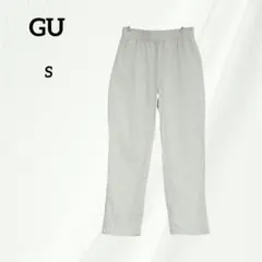 GU コーデュロイシェフパンツ　S ホワイト　メンズ　321-327769