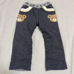 ミキハウス プッチー 刺繍パンツ 100 厚手